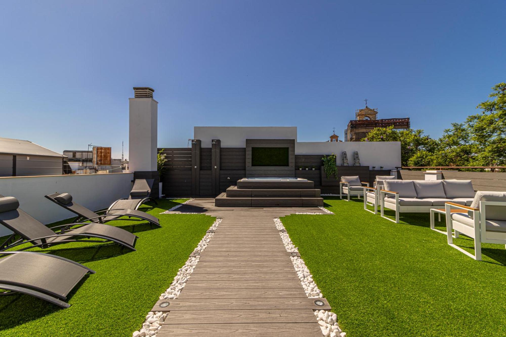 Allo Apartments Plateros Centro Jacuzzi Comunitario Jerez de la Frontera Luaran gambar