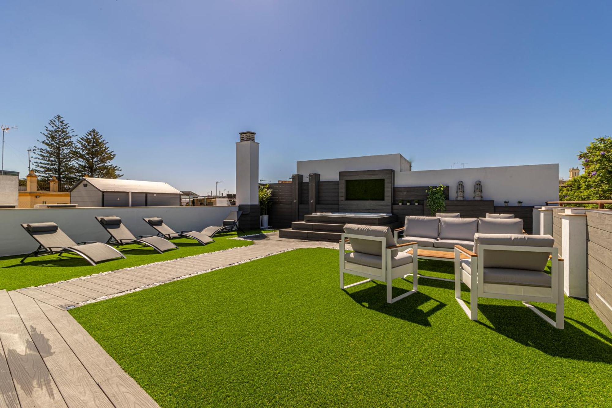 Allo Apartments Plateros Centro Jacuzzi Comunitario Jerez de la Frontera Luaran gambar