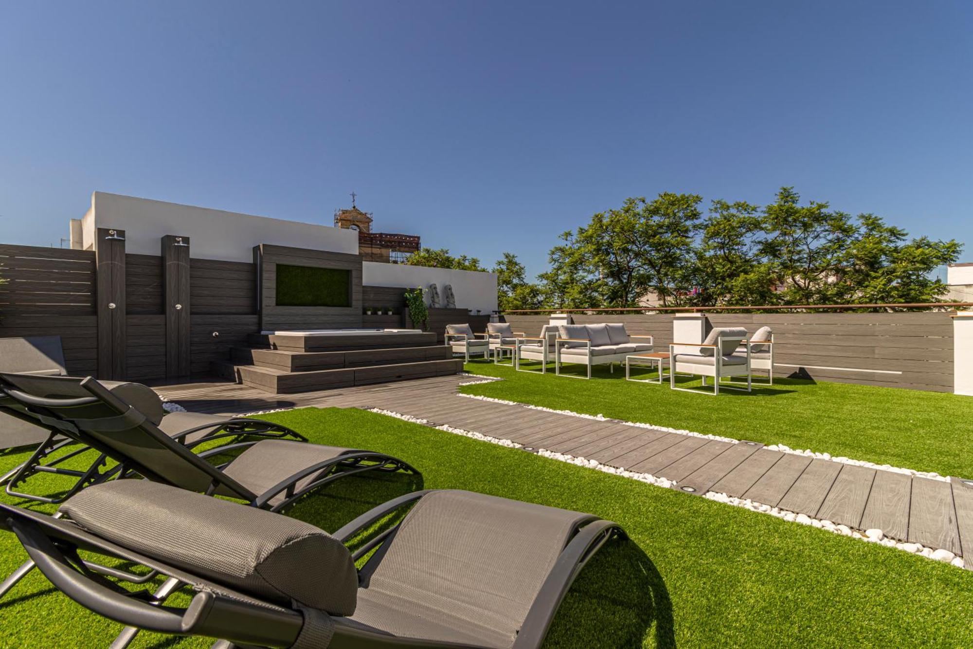 Allo Apartments Plateros Centro Jacuzzi Comunitario Jerez de la Frontera Luaran gambar